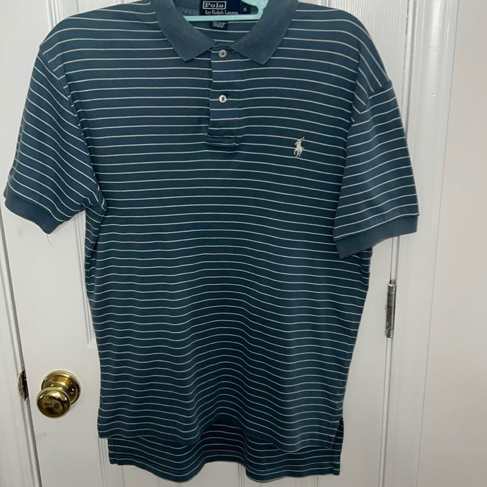 Polo Ralph Lauren shirt blue white
